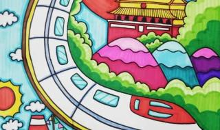 国庆主题画优秀作品